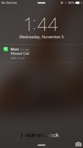 missed call-mom